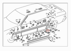 Mercedes-Benz Hinten Außen Unten Verkleidung W124 – A1248840131 – Ansicht 7