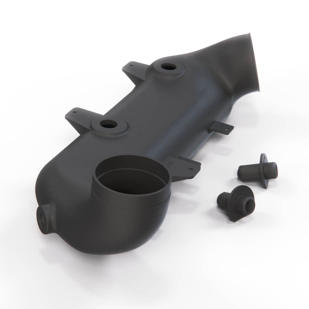 Mercedes-Benz AMG M104 3.6L Ansaug-Entlüftung 2er-Set W124 W202 W210 – Ansicht 3