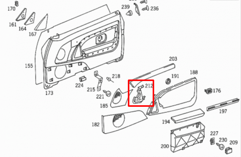 Mercedes-Benz SL R129 Sitzschalterabdeckung 3D-Print – A1298202710 – Ansicht 15
