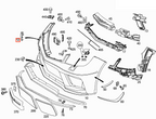 Mercedes-Benz W204 Lift vorne Stoßstange Haken Kappe Grundiert – A2048850526 – Ansicht 4