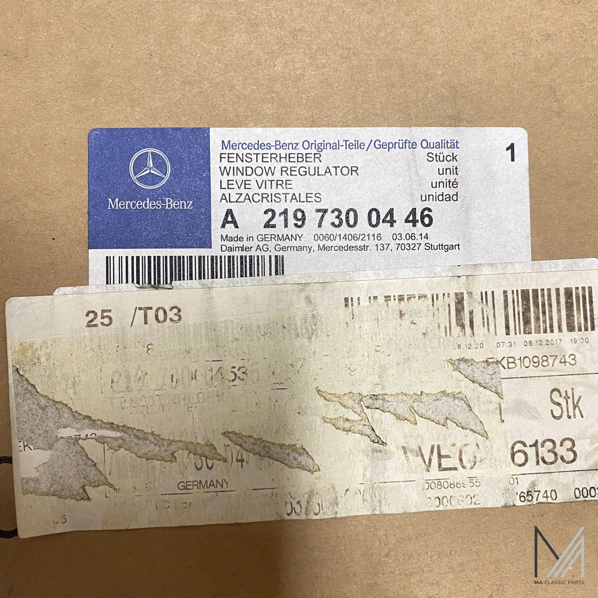 Mercedes-Benz W219 Fensterheber NOS – A2197300446 – Ansicht 2