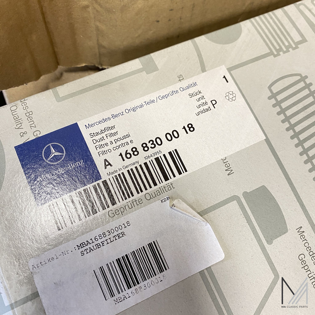 Mercedes-Benz W168 Staubfilter NOS – A1688300018 – Ansicht 2