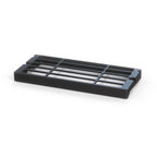 BMW E23 E24 E28 E30 Nebel Leuchte Grill Spezial Glas Halter Rahmen Schwarz – Ansicht 2