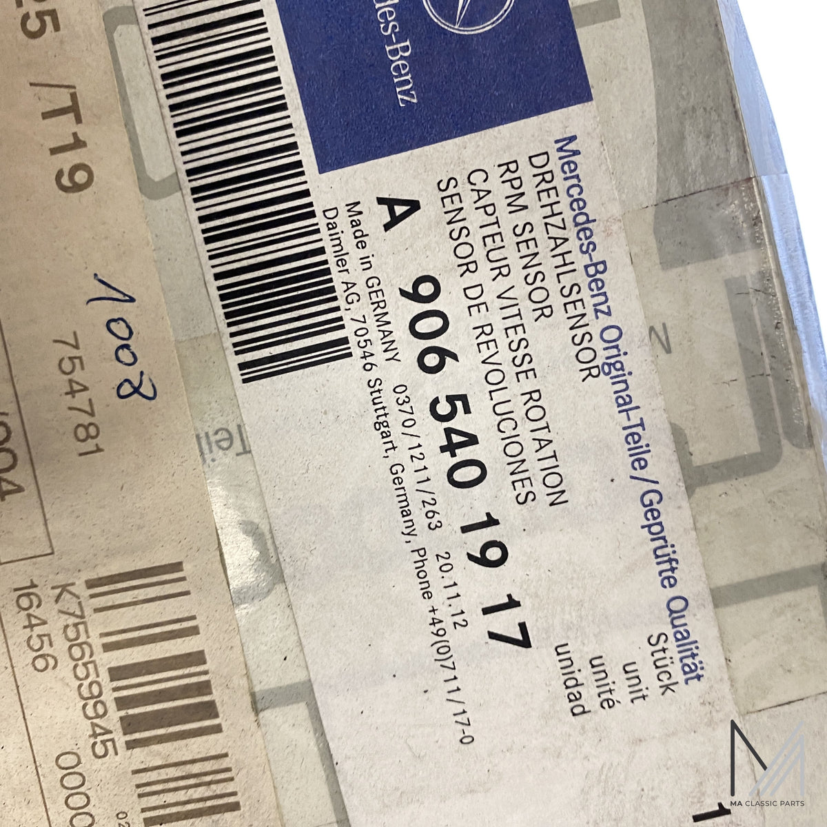 Mercedes-Benz Sprinter Drehzahlsensor NOS – A9065401917 – Ansicht 2