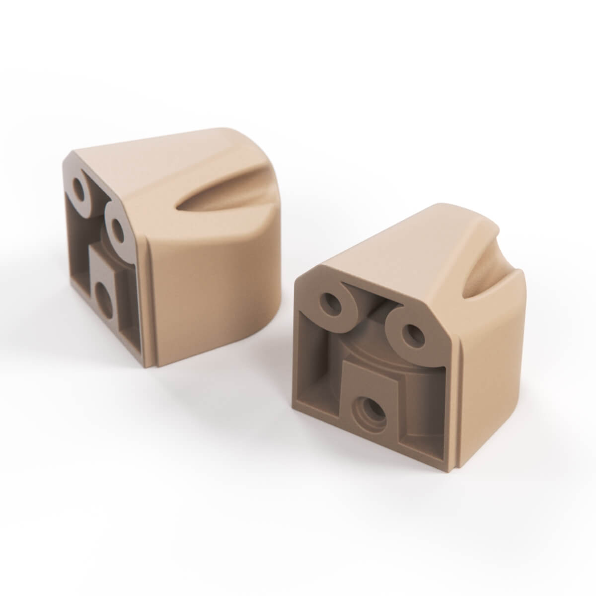 Mercedes-Benz Heckscheibenrollo Halter Reparatursatz 2er-Satz W123 NEU – Ansicht 3
