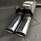 Original Lorinser W201 Endschalldämpfer 2.3-16V 2-flutig ovale Endrohre NOS – Ansicht 2