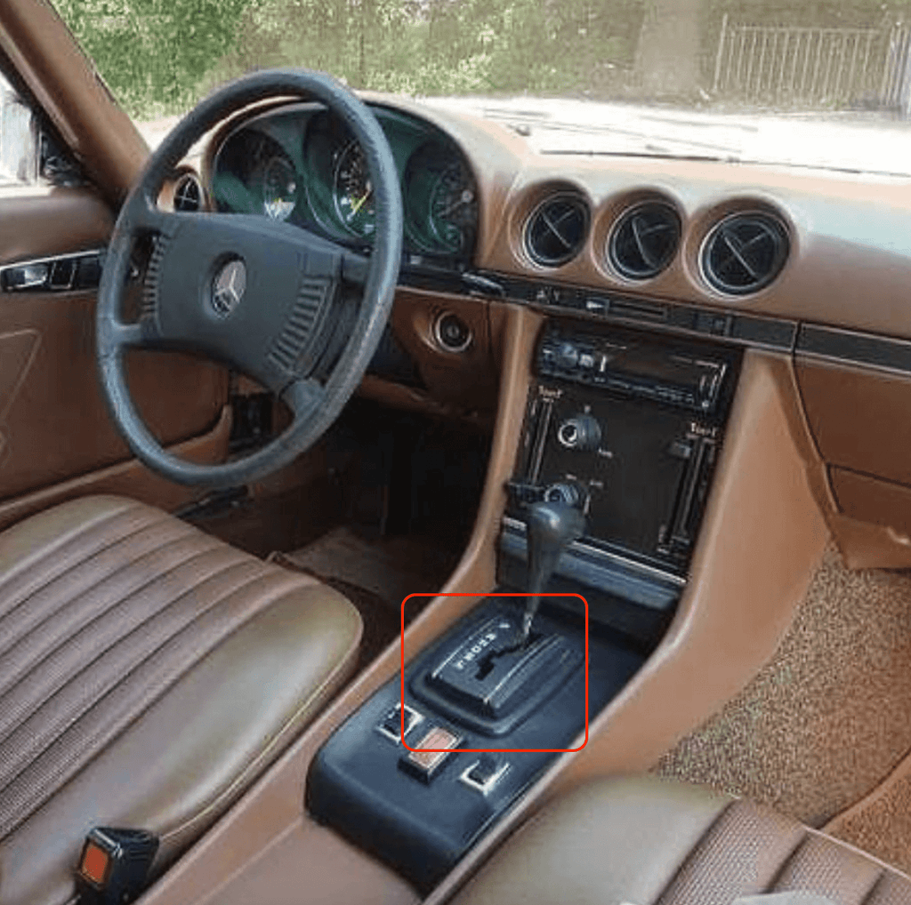 Mercedes-Benz Automatik Schaltkulisse R107 W109 W114 W115 W116 W123 NEU – A0002600972 – Ansicht 4