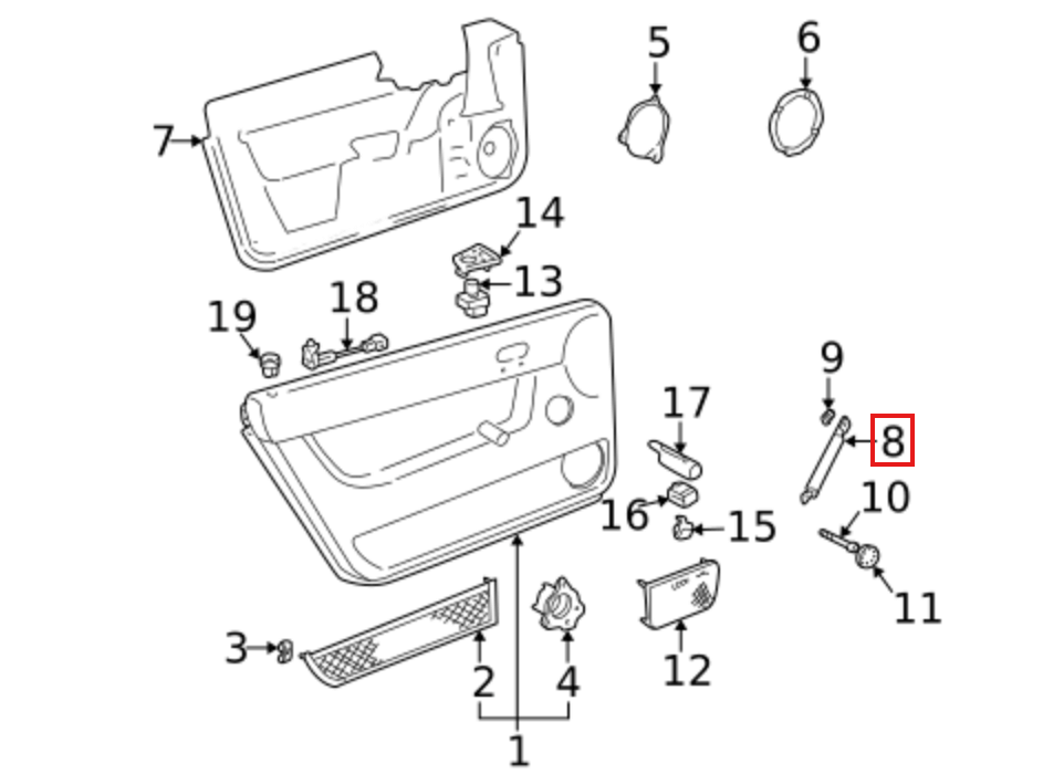 Audi Türgriff Haltegriff TT 8N MK1 NEU – Ansicht 4