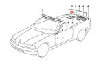 BMW E36 Cabrio Abdeckung Verkleidung Kappe Set Schwarz Grau oder Beige – Ansicht 7
