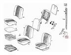 Mercedes-Benz Vorne Sitz Abdeckung Außen Sitz W114 W115 W116 – A1239180330 – Ansicht 4