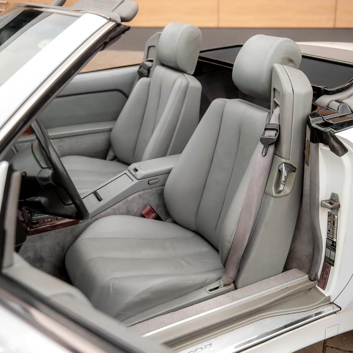 Mercedes-Benz SL Prelift Leder Vordersitze Abdeckung Komplett Satz R129 – A1299103046