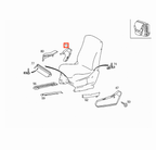 Mercedes-Benz Sitzseitenverkleidung vorne C140 CL NEU – A1409182530 – Ansicht 4