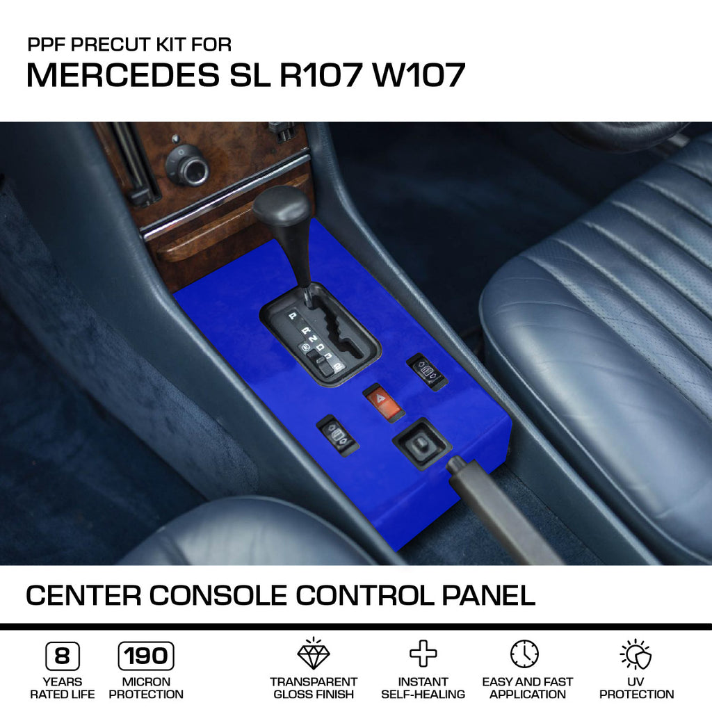 Mercedes-Benz Mittelkonsole Bedienblende Lackschutzfolie R107 NEU – A1076801008