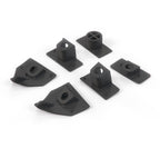 BMW Compact Reparatursatz Clips Seitenverkleidung hinten 6er-Satz E36 NEU – Ansicht 2