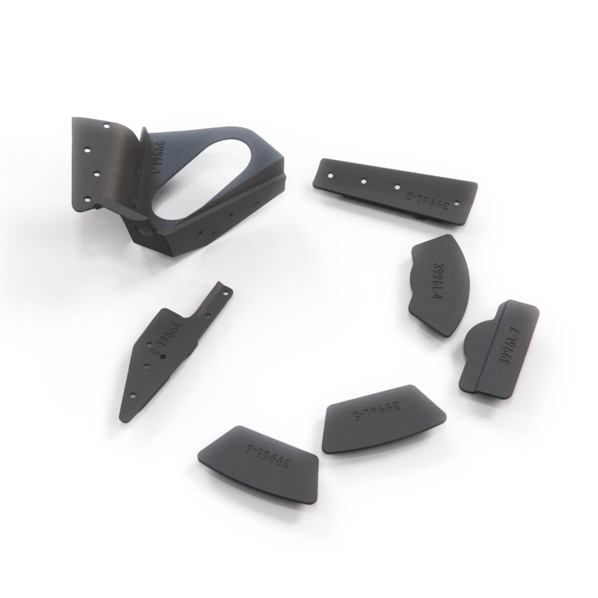 Mercedes-Benz Türverkleidung Clips Reparatursatz 7-teilig S210 NEU – Ansicht 3