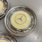 Mercedes-Benz Radkappen Satz 14 Zoll Chrom Elfenbein A1154010324 W114 W123 – Ansicht 4