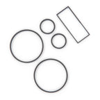 Audi 80 80 Kombiinstrument-Ringe Full Set Schwarz – Ansicht 3
