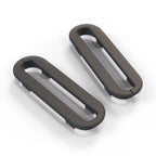 Porsche 924 944 968 Gurtführung Rosette Set von Schwarz