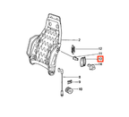 Porsche Sitzverstellhebel-Blende 911 930 964 924 928 944 NEU – Ansicht 4