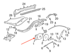 Porsche Boxster Verdeckgetriebe-Zahnrad Reparaturset von li. u. re. – Ansicht 4