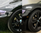 BMW Z4 Seitlich Marker Zierleiste Abdeckung Set von li. u. re. Schwarz Saphir