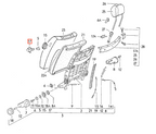 Porsche diverse Modelle VW/Porsche Sitzentriegelungs-Knopf Set von Schwarz – Ansicht 5