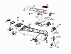 Mercedes-Benz Mittelkonsole Bedienabdeckung W204 W207 W212 – A2046800107 – Ansicht 4