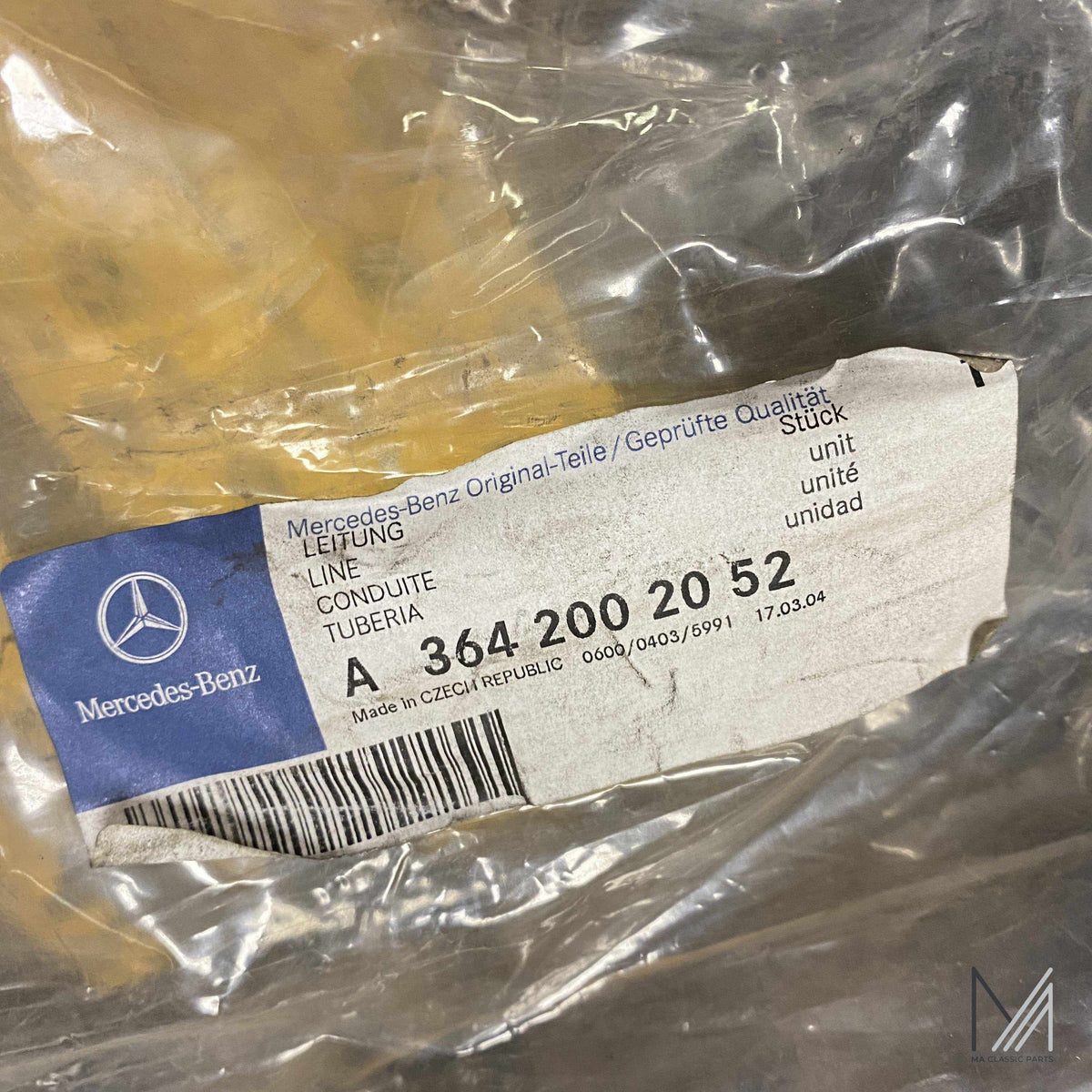 Mercedes-Benz Kühlerschlauch A3642002052 NOS – Ansicht 2