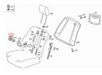 Mercedes-Benz Sitzverstellhebel Schwarz W124 W126 – A1249180026 – Ansicht 2