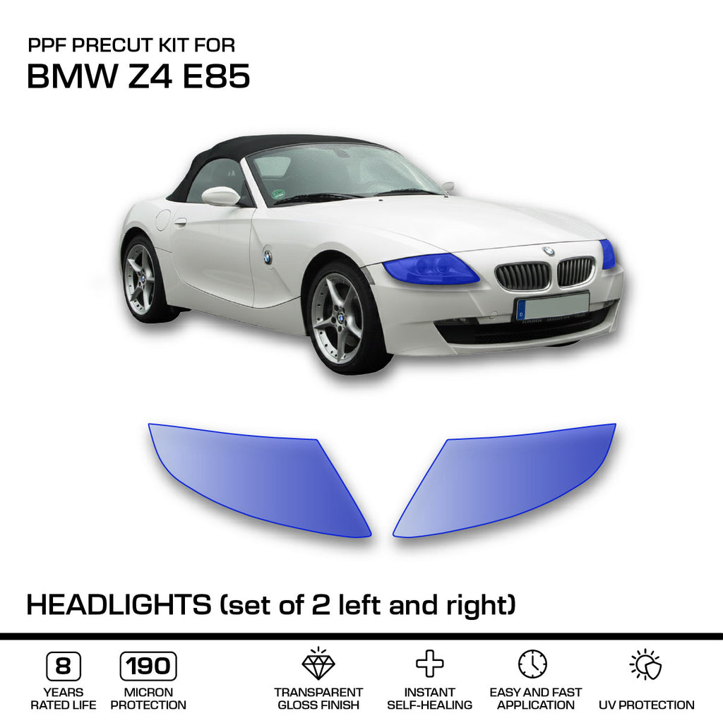 BMW Z4 PPF-Schutzfolie Scheinwerfer 2er-Satz E85 NEU