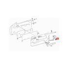 Mercedes-Benz Active Bass System Türverkleidung Lautsprecher Abdeckung W124 – A1248202512 – Ansicht 4