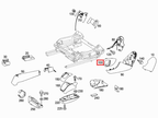 Mercedes-Benz Vorne Seite Sitzschalter-Verkl. Abdeckung W164 W251 – A2519182930 – Ansicht 6
