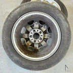 Mercedes-Benz 8-Loch Alufelgen Paar 15 Zoll A1244011202 mit Reifen 195/65 R15 – Ansicht 4