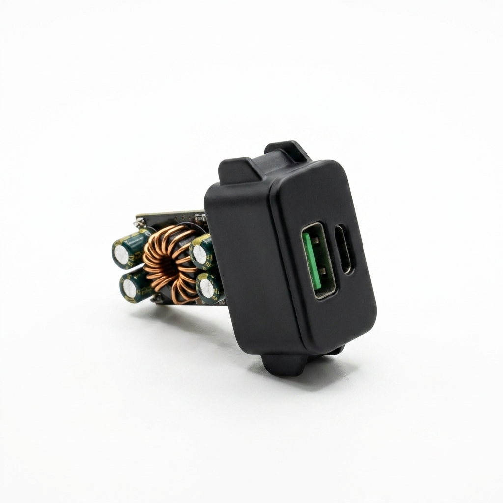 Mercedes-Benz Schalterblende mit USB-Ladebuchse R129 W140 C140 NEU – Ansicht 2