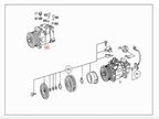 Mercedes-Benz Klimakompressor W202 W203 W210 W140 R170 W163 W463 – A0002302011 – Ansicht 5