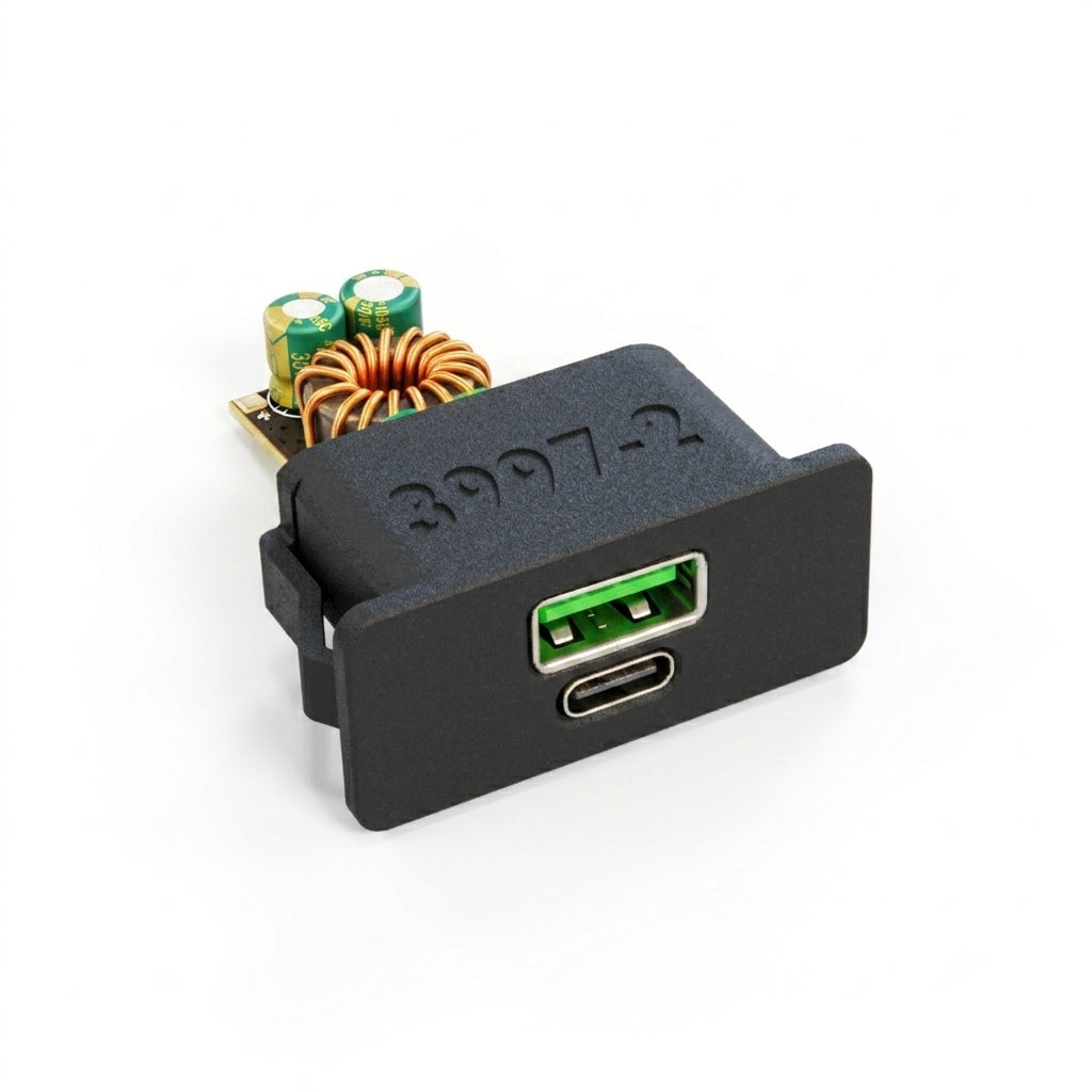 Mercedes-Benz Schalterblende mit USB-Ladebuchse W123 NEU