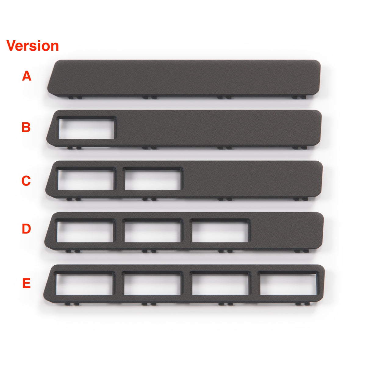 BMW E31 840Ci 840i 850Ci 850CSi Links Blende Mittel Konsole Abdeckung Version – Ansicht 3