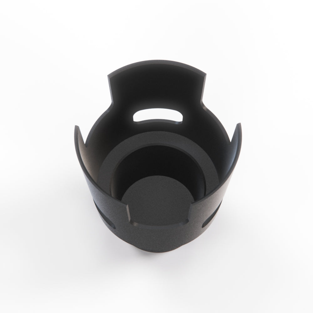 BMW E36 Einfach vorne Becherhalter Extension Schwarz – Ansicht 2