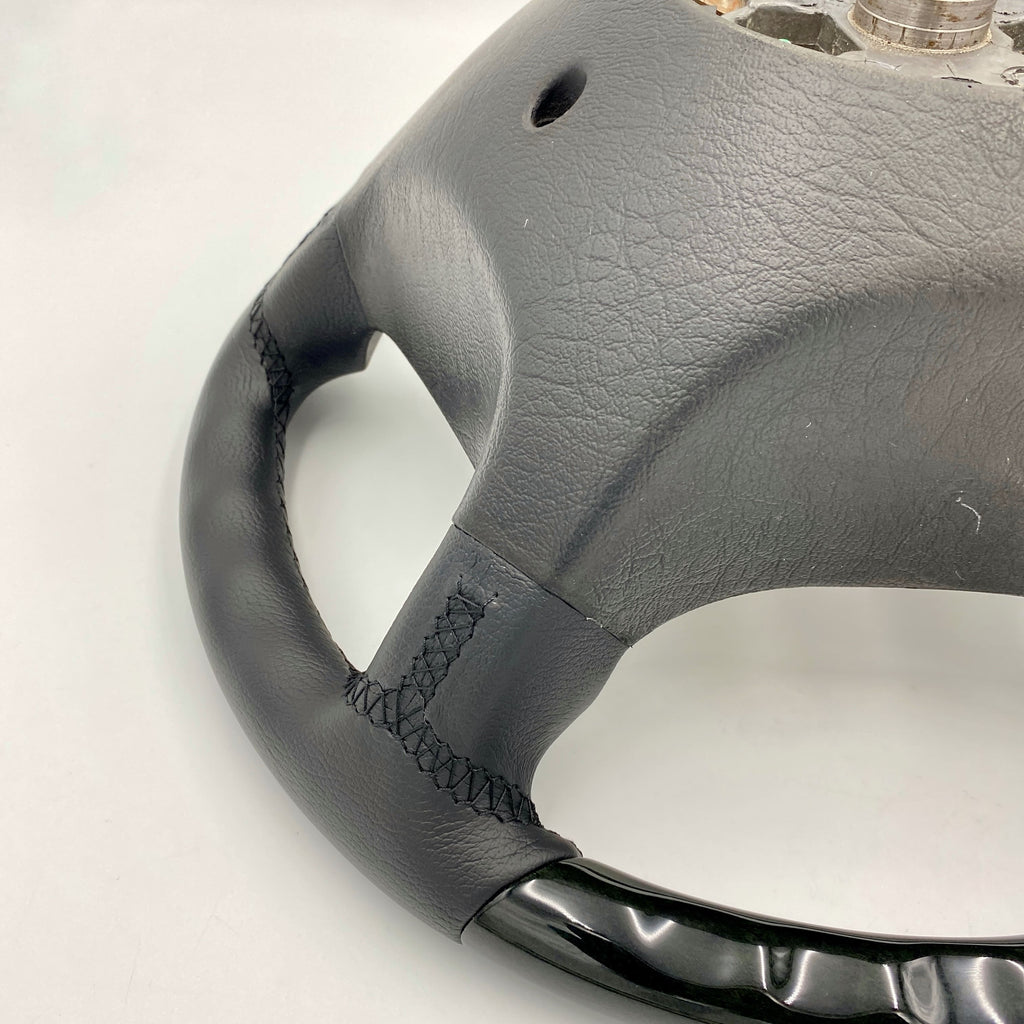 Mercedes Benz Lederlenkrad Vogelaugenahorn W124 R129 W140 W201 W210 W463 – Ansicht 9