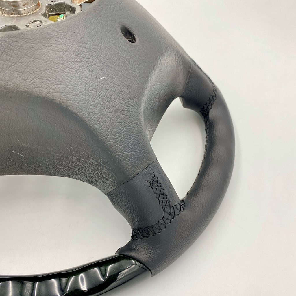 Mercedes Benz Lederlenkrad Vogelaugenahorn W124 R129 W140 W201 W210 W463 – Ansicht 8