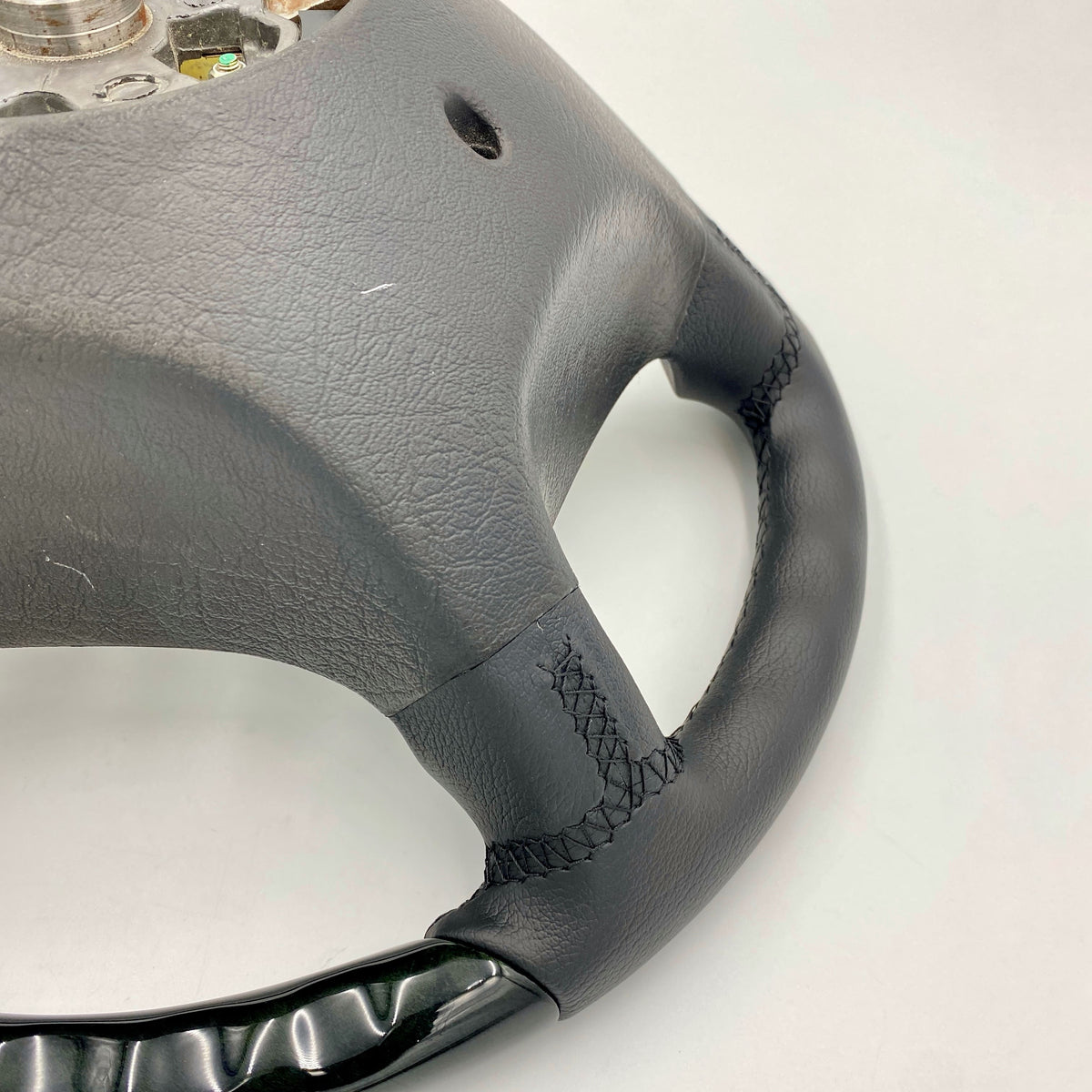 Mercedes Benz Lederlenkrad Vogelaugenahorn W124 R129 W140 W201 W210 W463 – Ansicht 8
