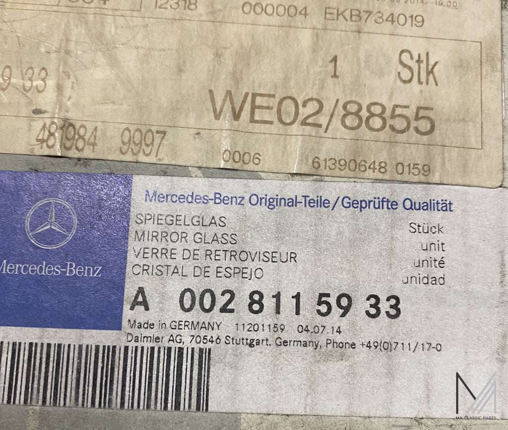 Mercedes-Benz Spiegelglas W906 A0028115933 NOS – Ansicht 2
