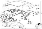 BMW E36 Notfall- Mechanismus Abdeckung Schwarz – Ansicht 4
