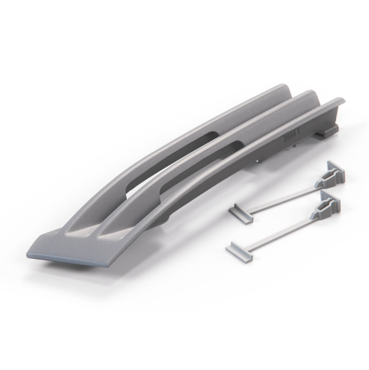 Mercedes-Benz Frontstoßstange Abschleppösen-Abdeckung Gitter W202 Grundiert – A2028800105 – Ansicht 2