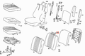 Mercedes-Benz Gurtführungshalter R107 W114 W115 W116 W123 W124 W126 – A1078680122 – Ansicht 4