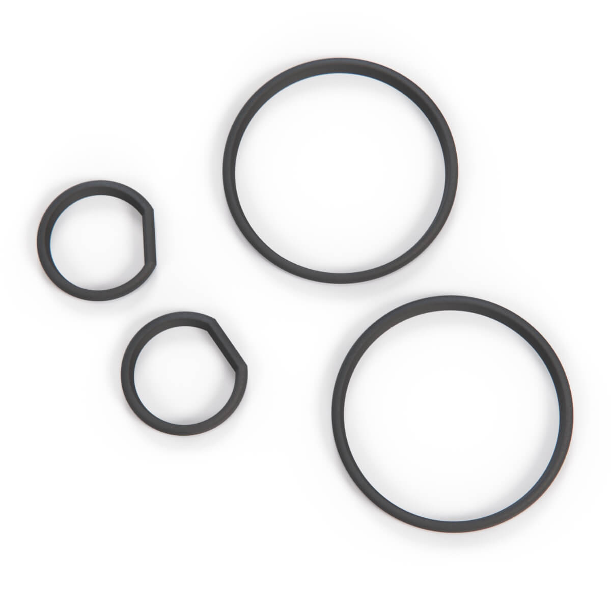 BMW E32 E34 Kombiinstrument Armaturenbrett Zifferblatt Instrument Ringe Set – Ansicht 2
