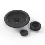 Porsche 911/964 928 Türschloss-Knopfgriff Rosette Schwarz