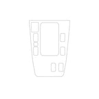 Mercedes-Benz Mittelkonsole Lackschutzfolie W140 NEU – A1406830000 – Ansicht 2