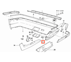 BMW Abschleppösenabdeckung hinten E34 Grundiert – Ansicht 4