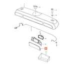 Porsche Lautsprecherabdeckung Hutablage hinten Boxster 986 NEU – Ansicht 4
